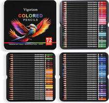 72 - Color Oil - Based Colored Pencils Set, Professional Art Drawing Pencils, Ar