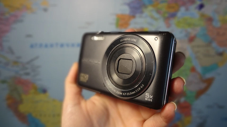 Olympus VG-120 14MP Digital Camera - Black Fully Working Great Shape - Image 4 of 4