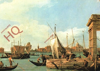 Ansichtskarte; Venedig, La Punta Della Dogana, Canaletto