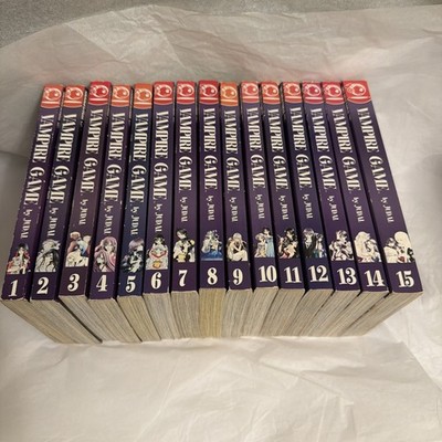 Vampire Game Vol 1-15 (Tokyopop English Manga) COMPLETE Set Lot Bundle