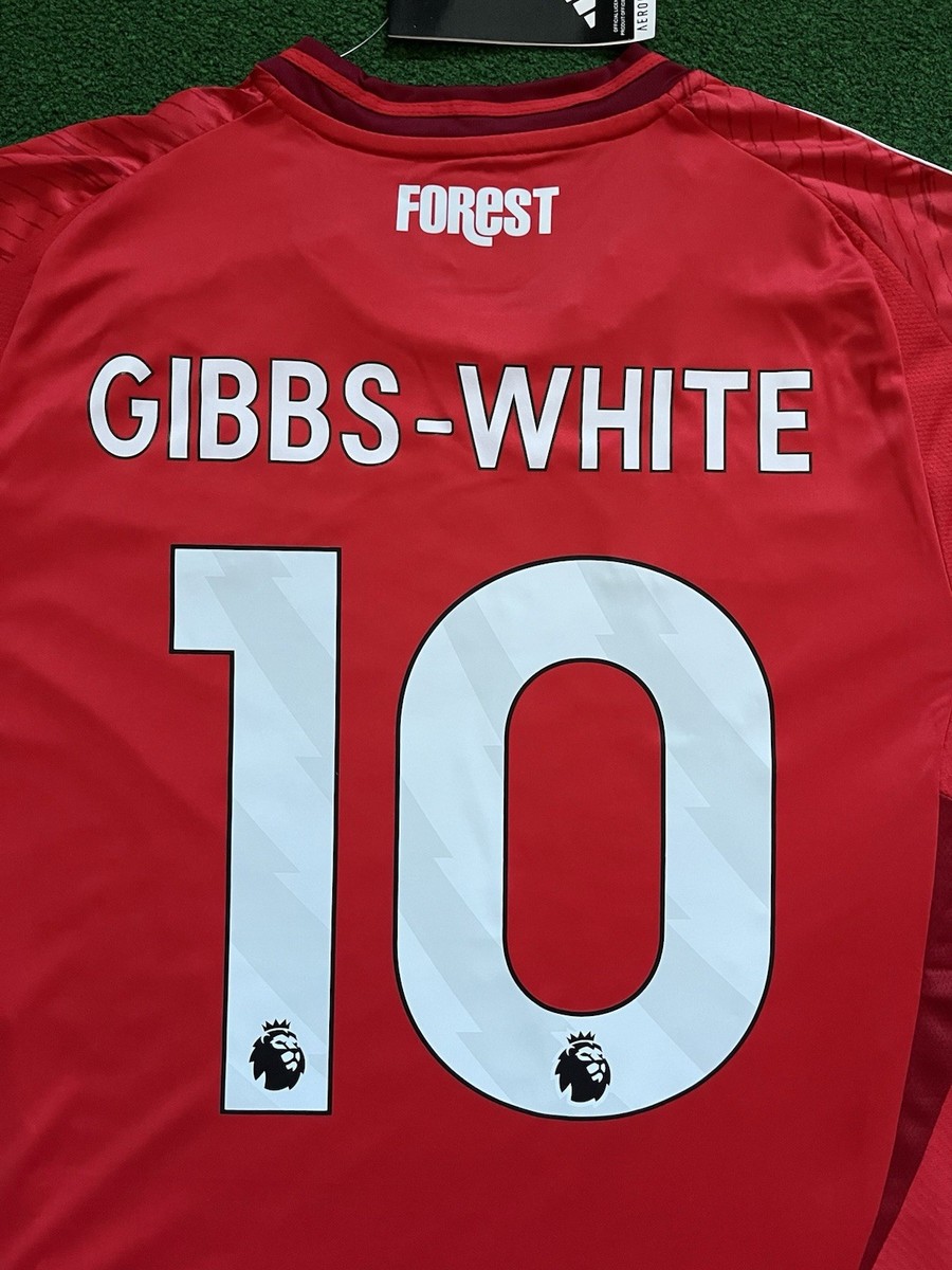 ノッティンガム・フォレスト シャツ GIBBS-WHITE 10 NEW Nottingham Forest 24/25 Home Jersey “Gibbs-White 10