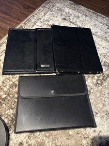 Padfolio Business Leather Portfolio Notebook Binder Office Organizer Lot Of 3