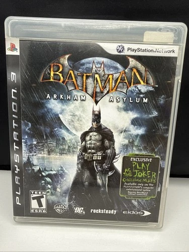 Batman Arkham Asylum PS3 CIB Authentic Tested Complete in Box