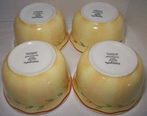 Pfaltzgraff NAPOLI (2004-2023): 4 Deep Soup/Cereal Bowls: VGC: NR - Picture 2 of 4