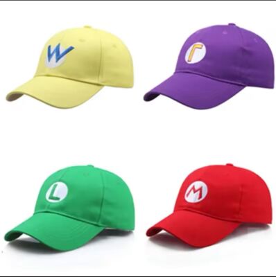 Game Super Hat Cap Luigi Cosplay Snapback Baseball