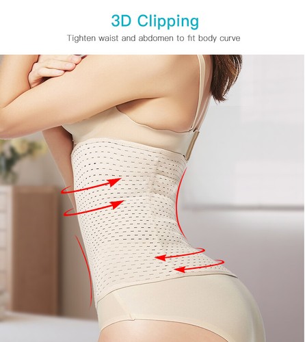Corset Waist Trainer Training Body Shaper Shapewear Underwear Cincher Tummy Belt - Picture 6 of 14