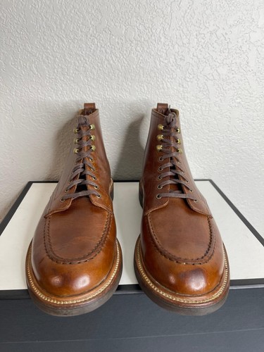 J. CREW Kenton Pacer Leather Ankle Work Boots Lace up C8867 Men's Size 9 US - Picture 3 of 13