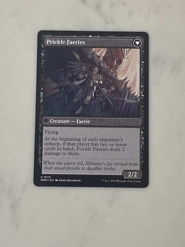 Magic Invasion of Eldraine/Prickle Faeries Uncommon NM Same Day Shipping - Picture 2 of 2