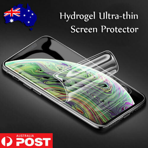 Genuine HYDROGEL Screen Protector for Apple iPhone 11 Pro XS MAX XR 6S 7 8 Plus - Picture 1 of 12