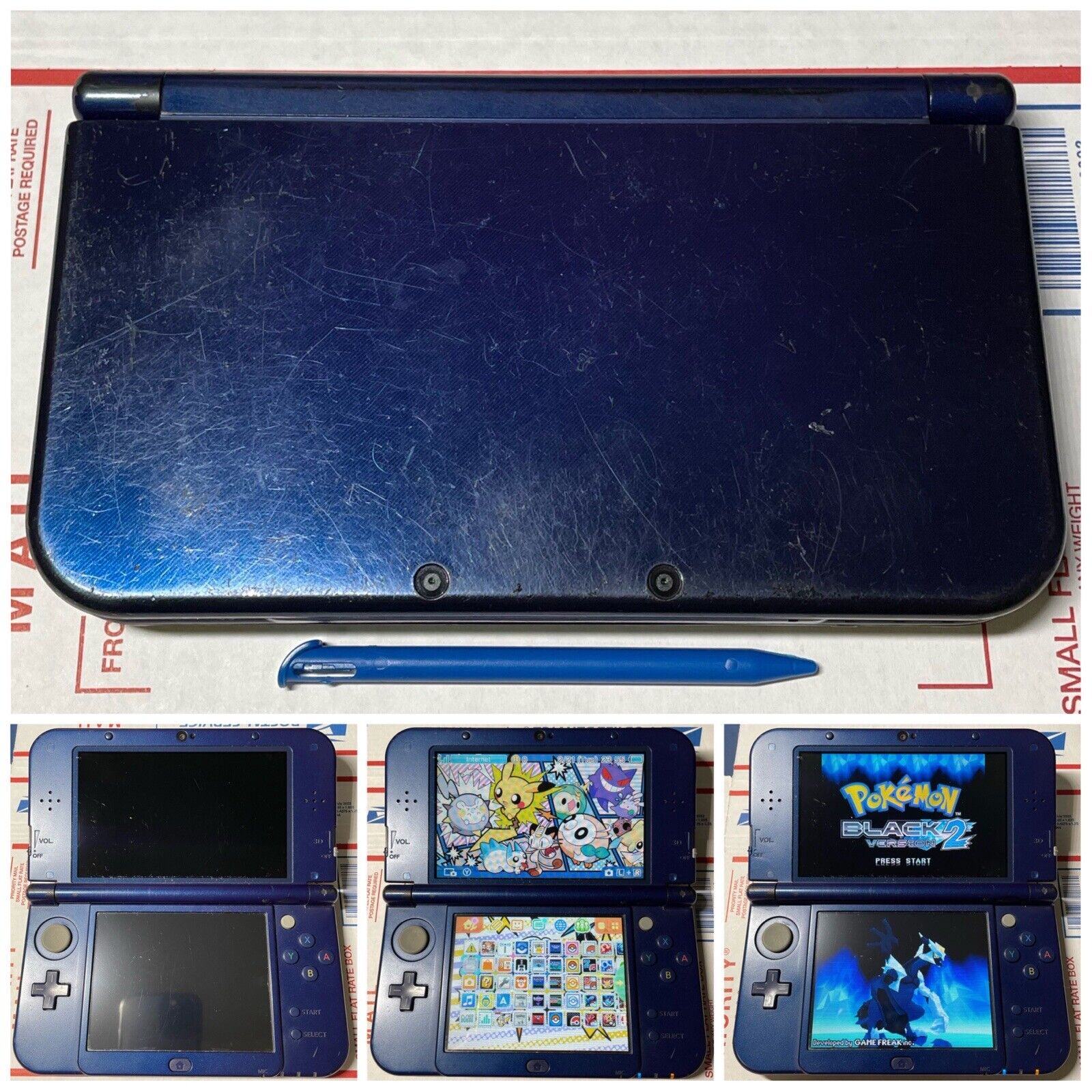 New Nintendo 3DS XL Metallic Blue IPS Bottom NTSC-U/C (US/CANADA) ASA