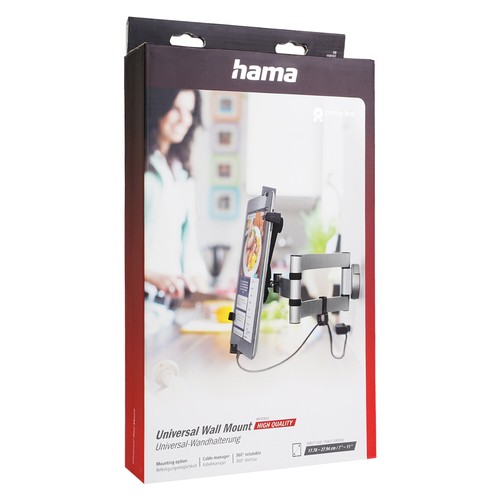 Hama Universal Tablet Wandhalterung Wandhalter Halterung 7 8 10 11 Zoll drehbar - Bild 14 von 14