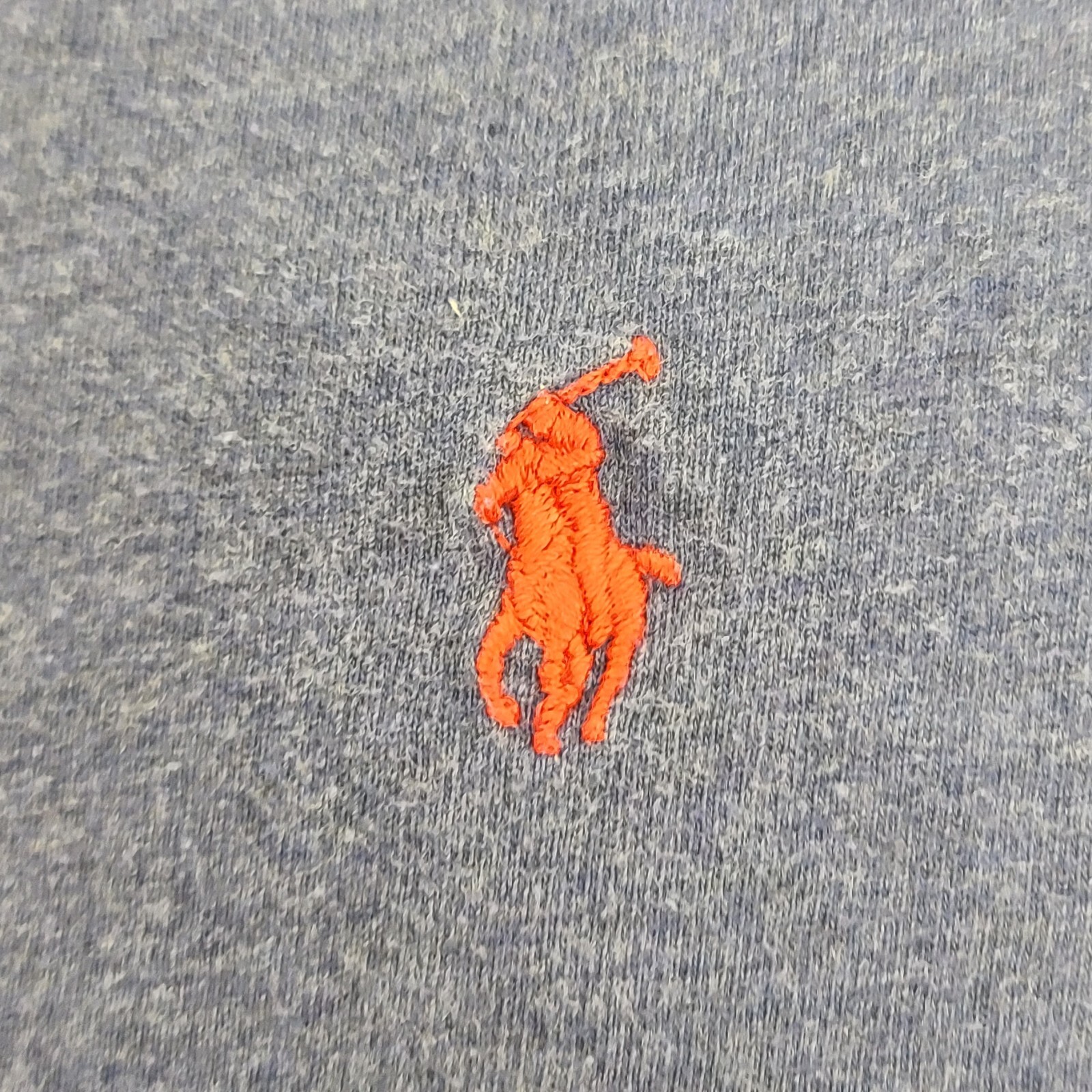 Polo VINTAGE Ralph Lauren adulto grande blu rosso pony outdoor casual uomo