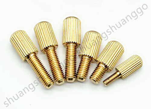 Brass Knurled Screws With Head M3 M4 M5 - Picture 1 of 12