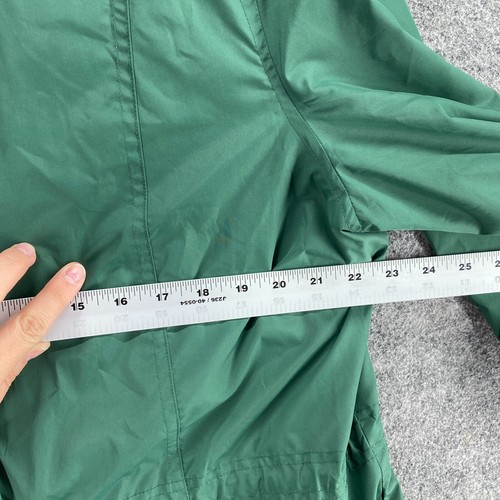 Style & Co Coat Women L Large Green High Neck Long Sleeve Full Zip Lined Casual - Picture 6 of 8
