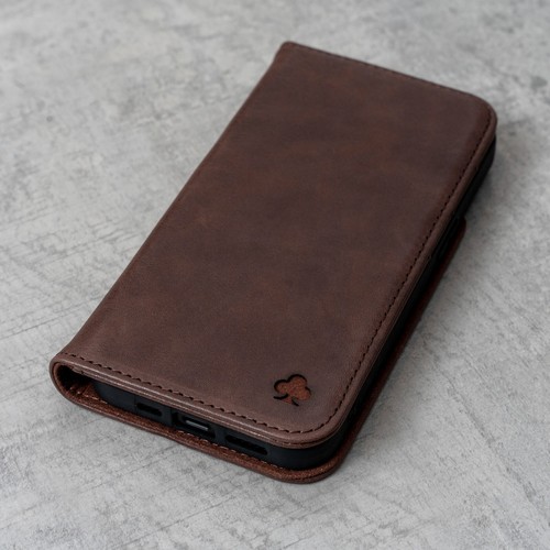 PORTER RILEY - iPhone 13 Pro (6.1") Genuine Leather Stand / Cover / Wallet Case - 第 2/26 張圖片