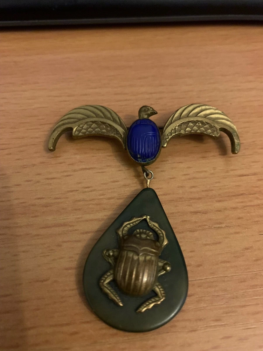 Amulette scarabée divinité égyptienne, Basse Époque ou Époque