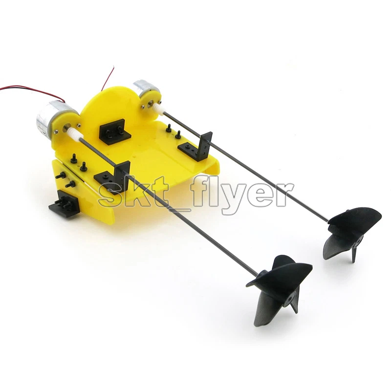 19cm Boat Toy Kit Propeller Motor Shaft DIY Model Hobby Learning Hand School RC - Image 2 of 4