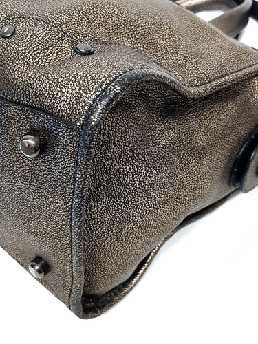 COACH RHYDER METALLIC BRONZE LEATHER SARCHEL CROSSBODY HANDBAG 33739 - Picture 14 of 20