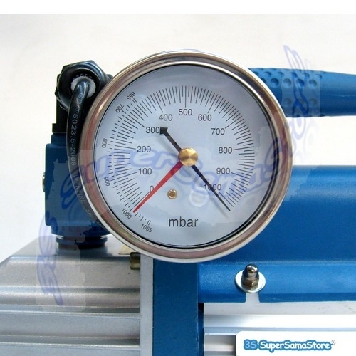 3S KIT POMPA VUOTO 42 Lt/min + TUBO FLESSIBILE E RIDUZIONE 1/4 x 5/16 sae NUOVA - Bild 3 von 5