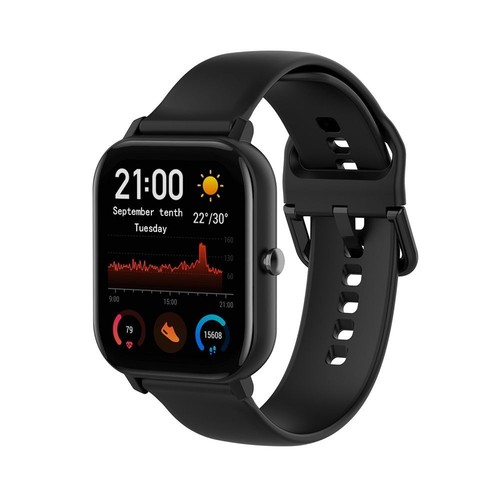 Akcesoria do zegarków Zamienna bransoletka Bransoletki 20mm Pasek Silikon do Huami Amazfit GTS - Zdjęcie 12 z 25