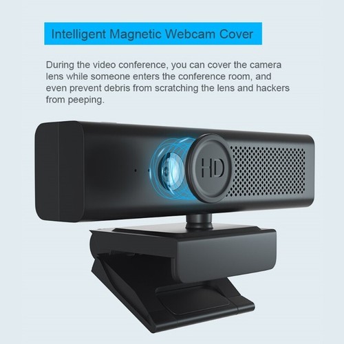 1080P Webcam 3-in-1 Mic Speaker Camera Plug&for play for Computer Laptop Desktop - Photo 7/8