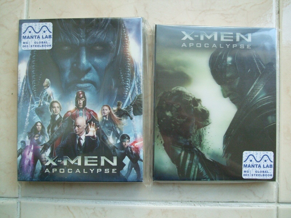 X-Men Apocalypse BLU-RAY Steelbook Manta Lab Limited Edition One Click Set