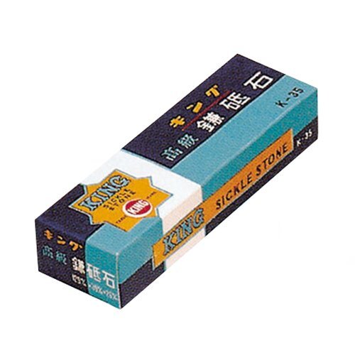 King High-Grade Sickle Whetstone Sharpening Stone K-35 #800 For Medium Finishing - Picture 2 of 2