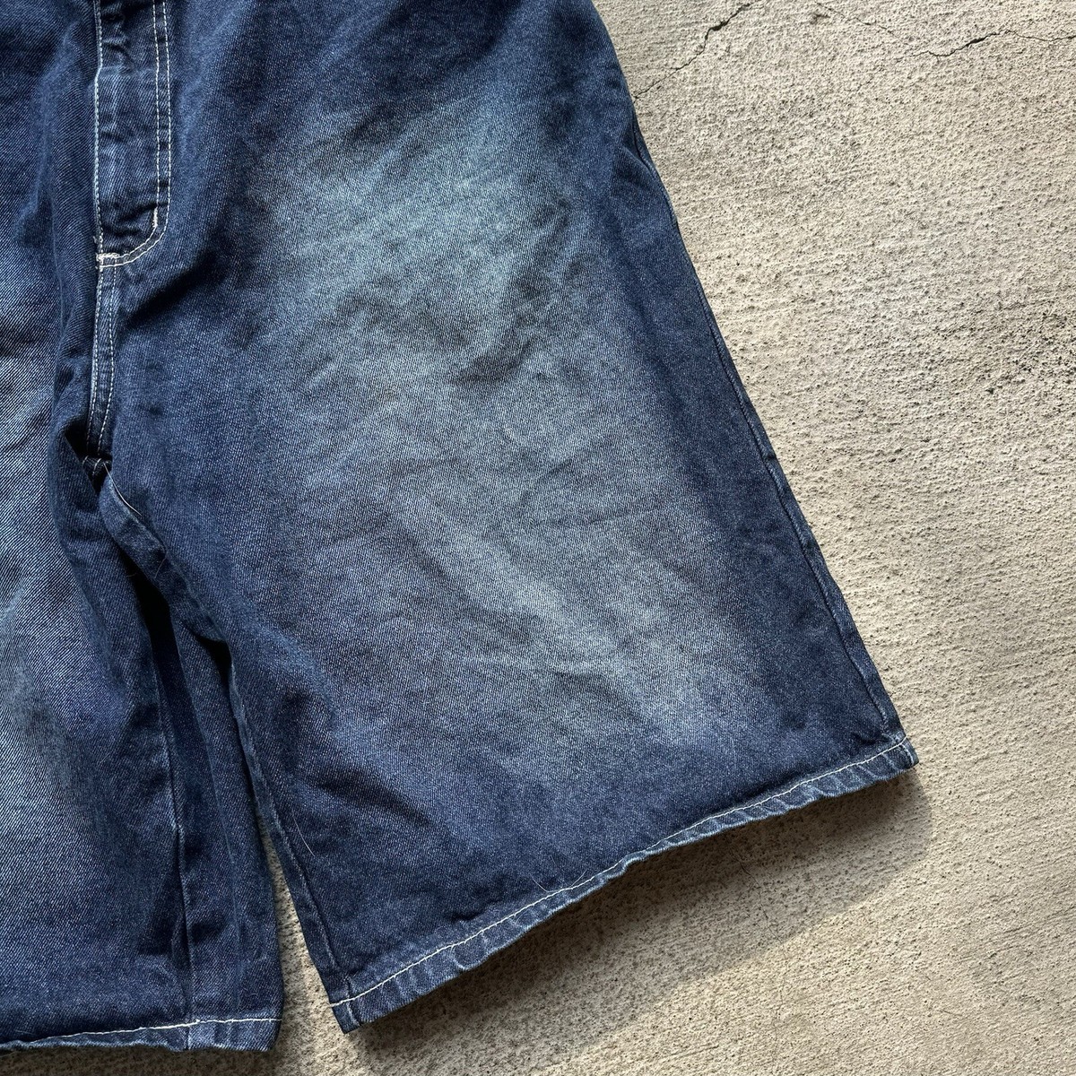 Vintage Joker Brand Jean Shorts Men 36 Baggy Streetwear Hip