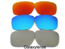 Galaxy Replacement Lenses For Oakley Holbrook XL not LX Titanium/Blue/Red