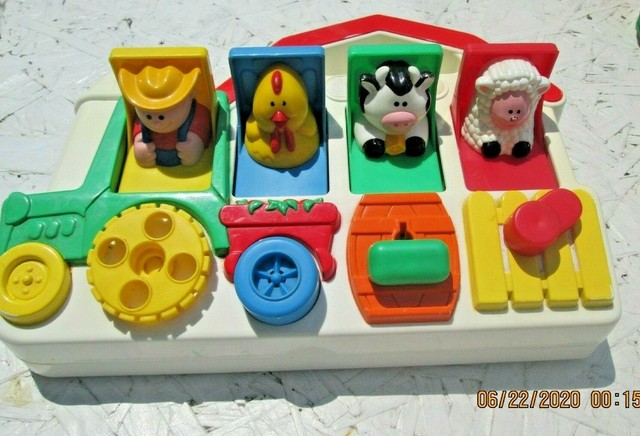 pop up farm toy
