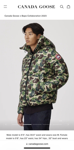 Bape X Canada Goose Crofton Puffer Jacket 30th anniversay Giant ABC Camo; Size S - Bild 10 von 15