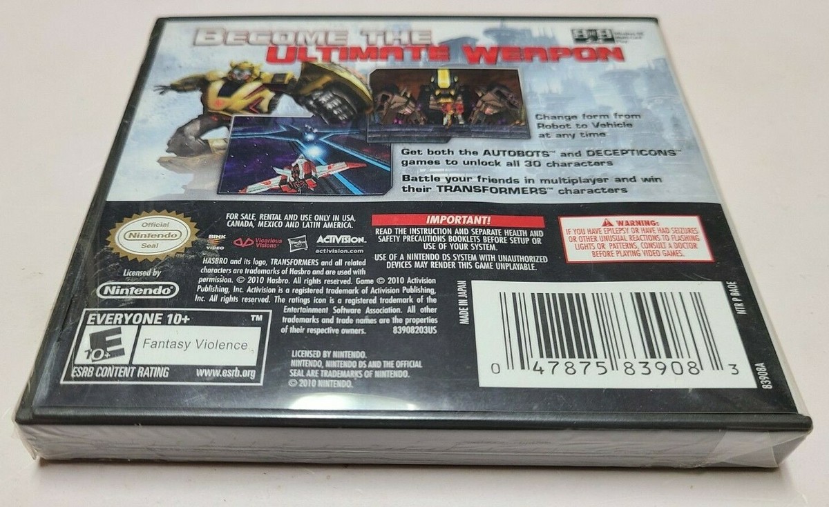 Transformers: War for Cybertron - Autobots (Nintendo DS