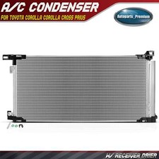 A/C Condenser w/ Receiver Drier & Bracket for Toyota Corolla Corolla Cross Prius