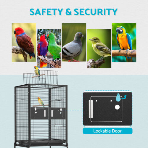 Bird Cage Large Cages 150CM Aviary Parrot Stand-Alone Budgie Castor w /Wheels - Picture 6 of 12