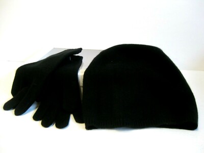 UGG CASHMERE GIFT SET WOMEN BLACK COLOR ONE SIZE FIT ALL