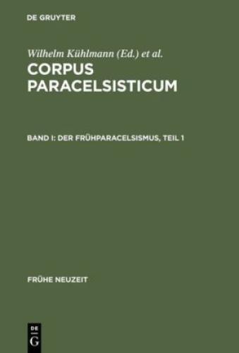 Thumbnail - Der Frühparacelsismus / Teil 1. Tl.1 1455
