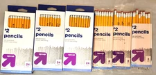 96 Target Up & Up Wood #2 Pencils Back 2 School Lot of 6 Pkgs. NEW IN PKG NICE