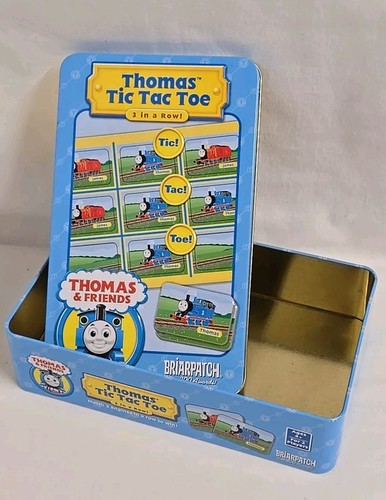 Thomas Tic Tac Toe 3 in a Row! Thomas & Friends Tin & Tiles 2007 Missing 1 Tile - Picture 9 of 21