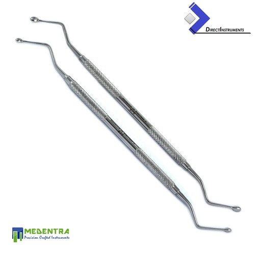 HEMINGWAY LUCAS BONE CURETTES SPOON DENTAL SURGICAL PERIODONTAL INSTRUMENTS LAB - 第 1/3 張圖片