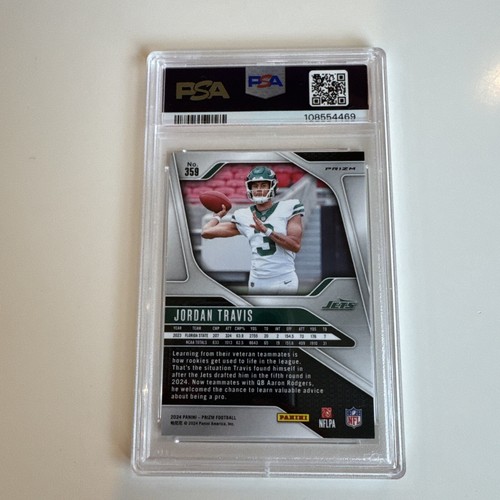 2024 Panini Jordan Travis Silver Prizm #359 PSA 9 MINT - Bild 2 von 2