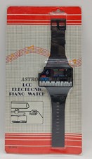 LCD ELECTRONIC PIANO WATCH VINTAGE '80 VERY RARE NEW IN BOX