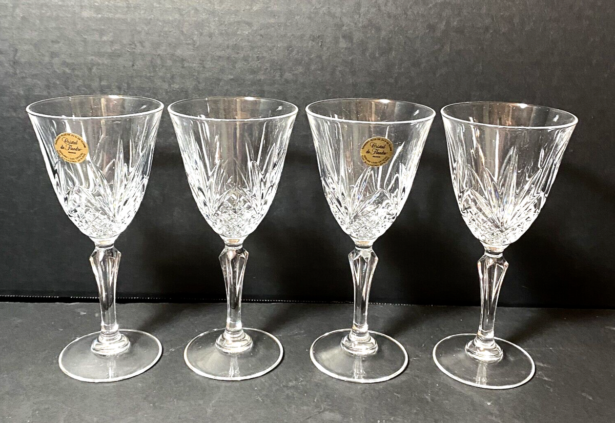 Cristal de Flandre フランス アンティーク Vintage Cristal de Flandre Salzburg 24% Genuine Lead Crystal