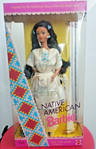 Native American Barbie 1st Edition 1992 Dolls of The World Collection - Picture 2 of 8