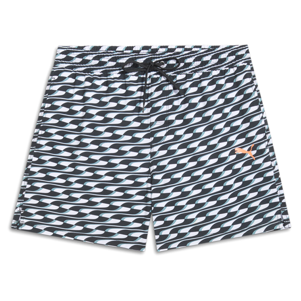 Мужские черные повседневные спортивные шорты с принтом Puma длиной 5,5 дюйма 85942803