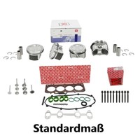 Zk Dichtungssatz+Schrauben+Kolben Std+Ventile FüR Vw 1.6 Elring 804.870 376.131