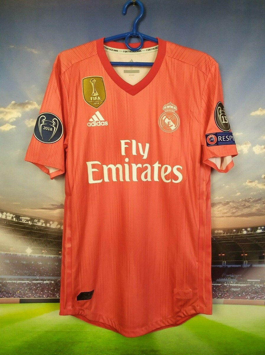 Real Madrid Jersey Authentic 2018 2019 Third SMALL Shirt Adidas