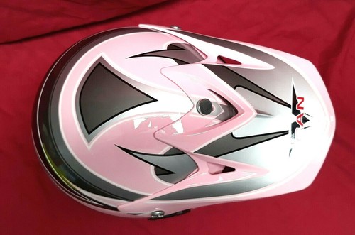 VCAN Motocross Helmet - Pink, Model V310 ATV, BMX, Carting Youth Size Medium - Picture 6 of 12