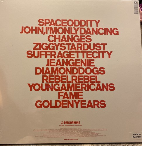 Changesonebowie by David Bowie (180G Vinyl LP Record, 2016) 40th Anniversary - Picture 3 of 4