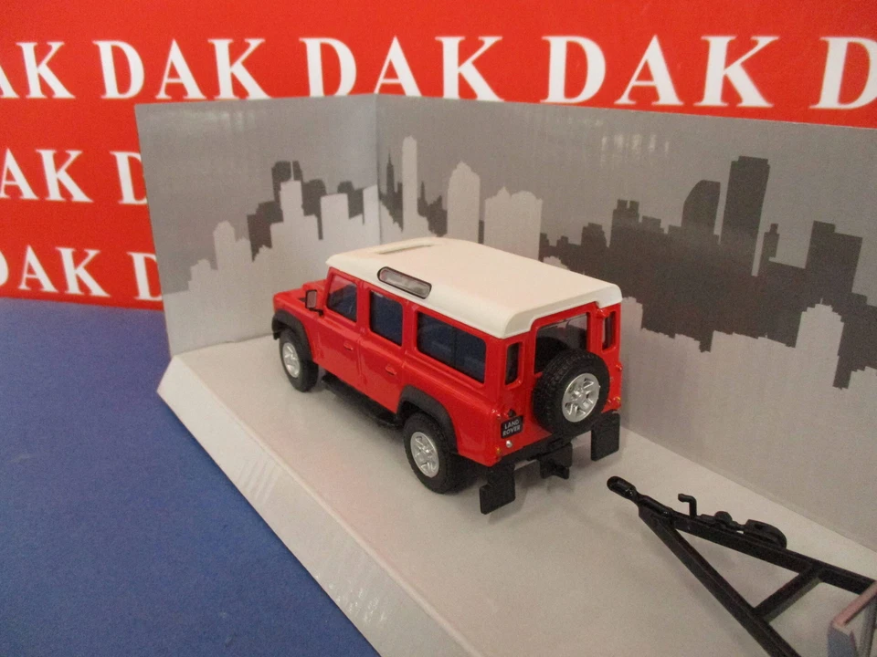 Die cast 1/43 Set Modellini Auto Land Rover 110 + Mini + Carrello by Cararama - Immagine 4 di 4