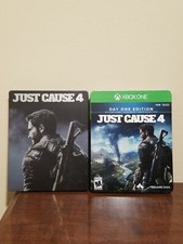 Just Cause 4 Steelbook Case with slipcover only No Game Disc Included